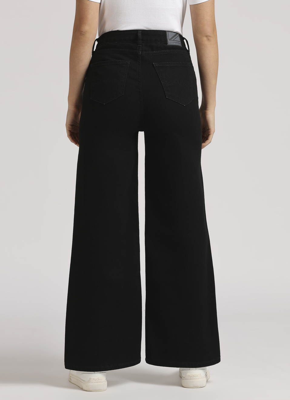 Hailey Black High Waist Loose Wide Leg Jeans, , large image number 2