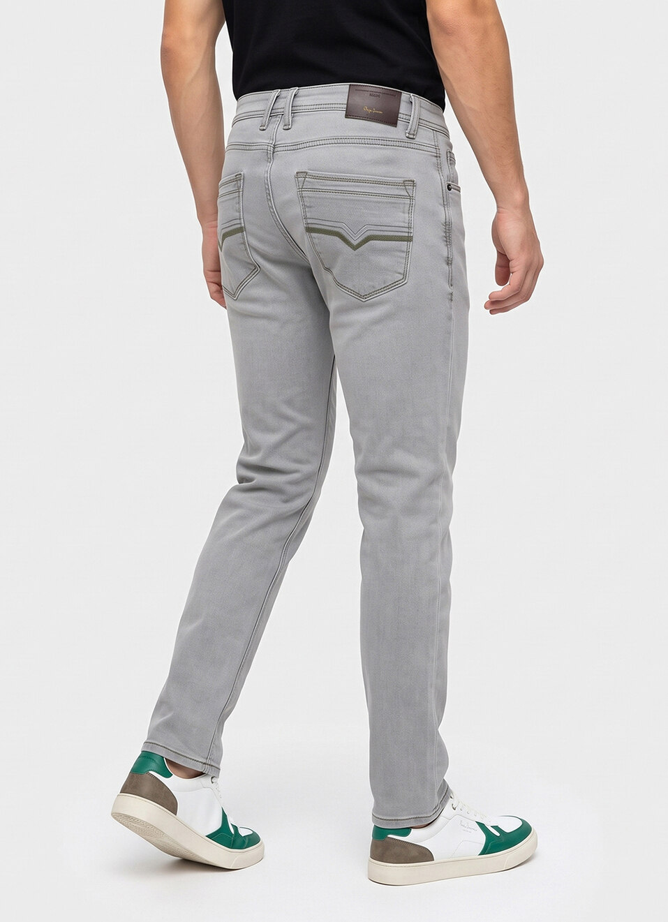Men Blue Slim Fit Mid Rise Stretchable Jeans, , large image number 3