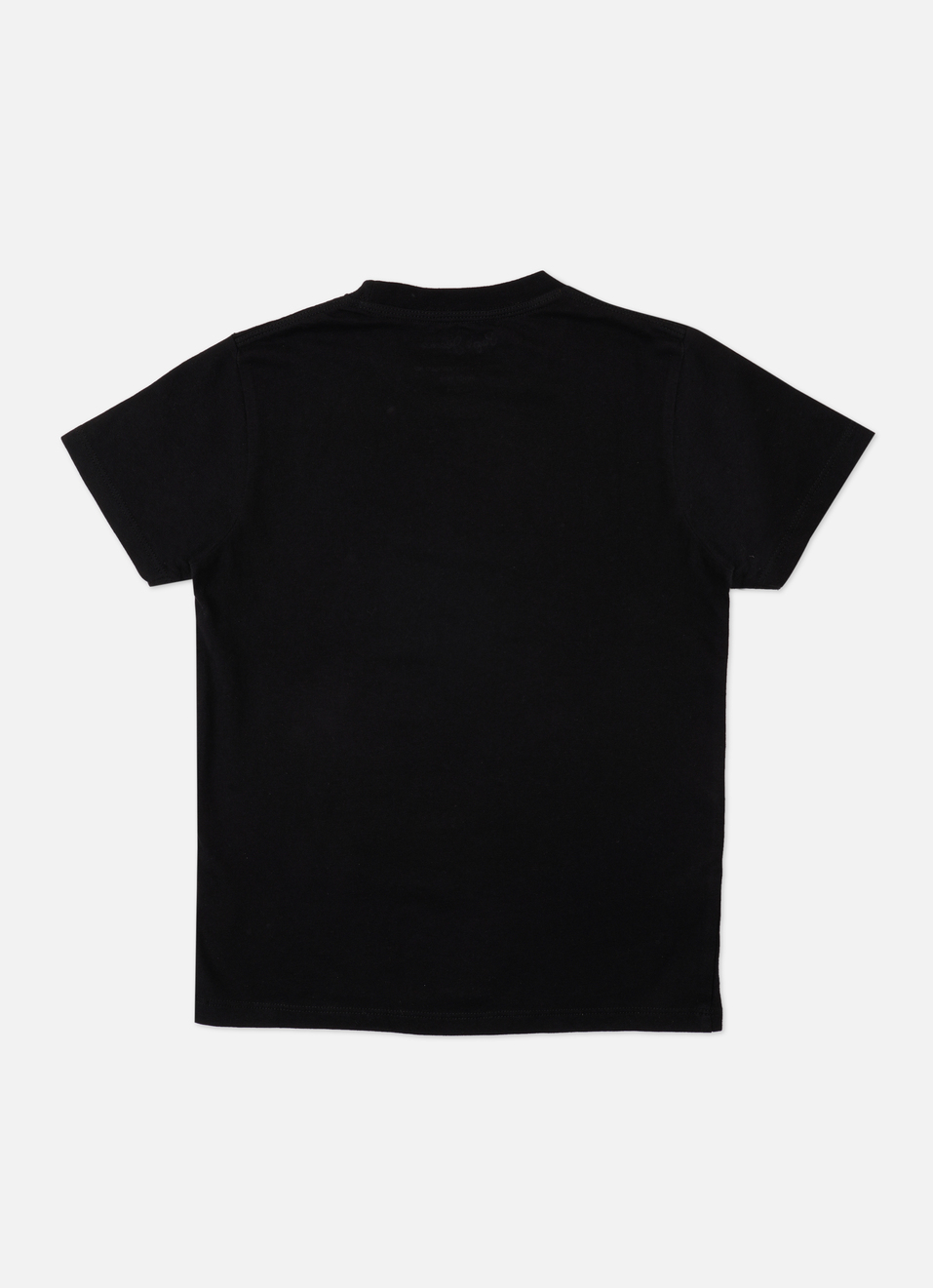 Boys Black Graphic Print Short Sleeve T-shirt, , large image number 1