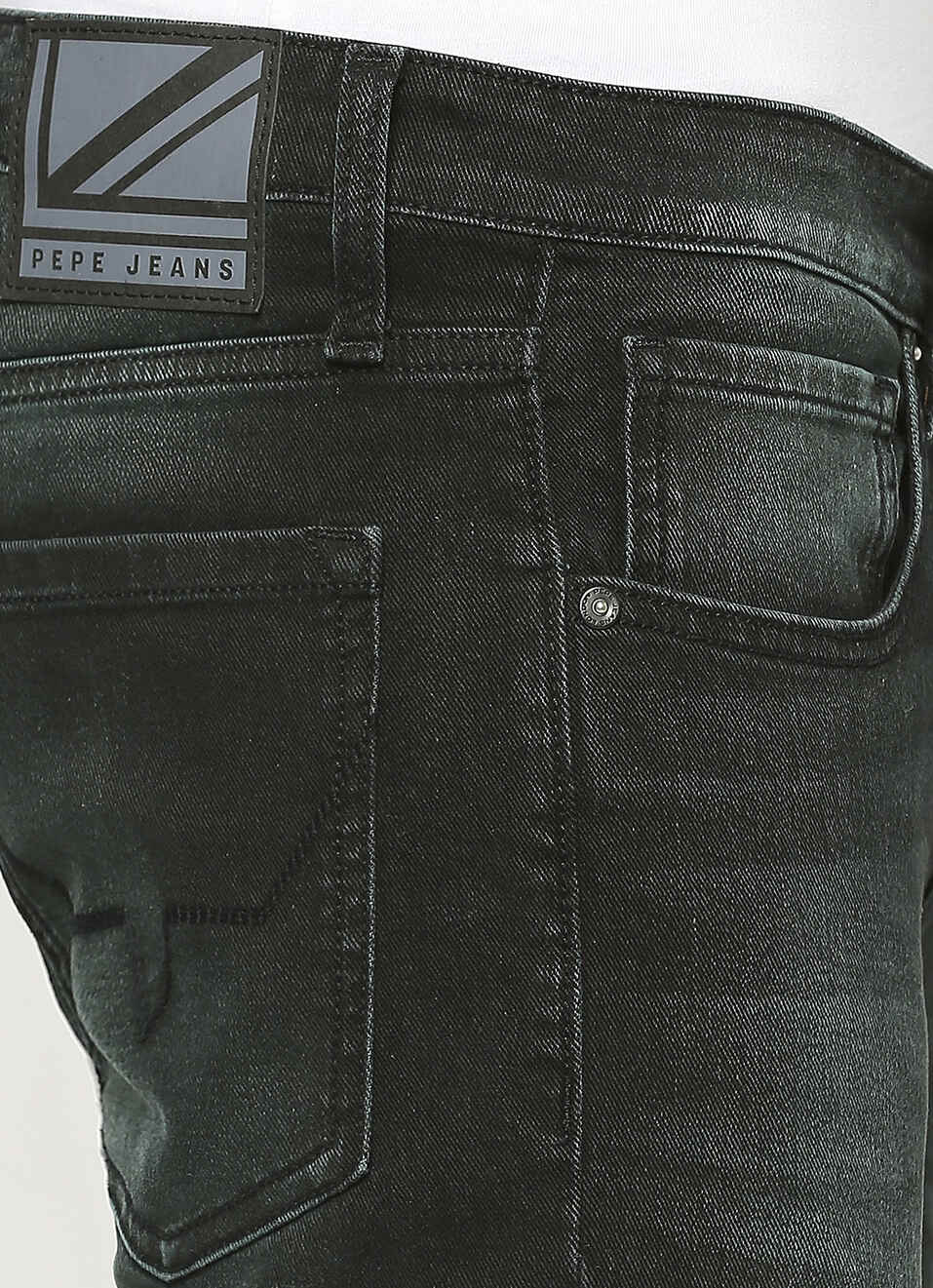 Chinox Black Mid Rise Ankle Jeans, , large image number 4