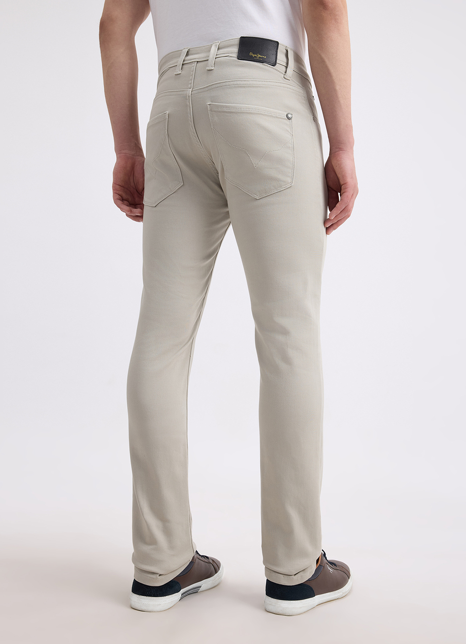 Men Grey Mid Rise Slim Powerflex Extra Stretchable Jeans, , large image number 3
