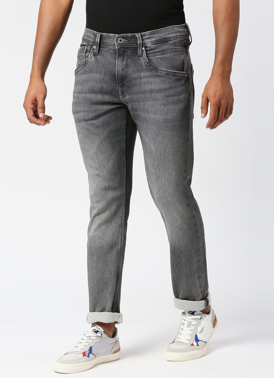 Track Straight Fit Jeans, , large image number 3
