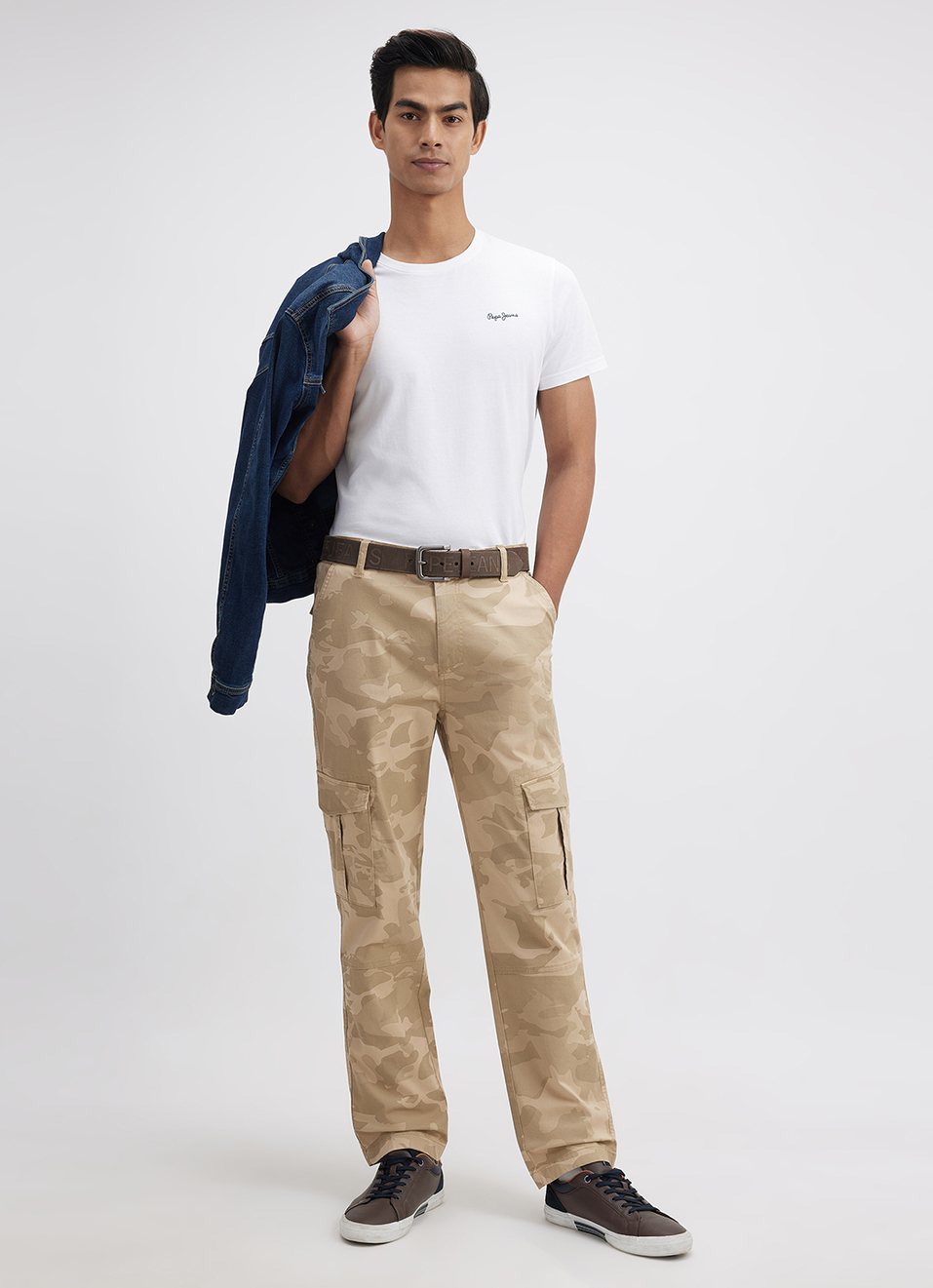 Men Green Straight Fit Mid Rise Jeans , , large image number 1