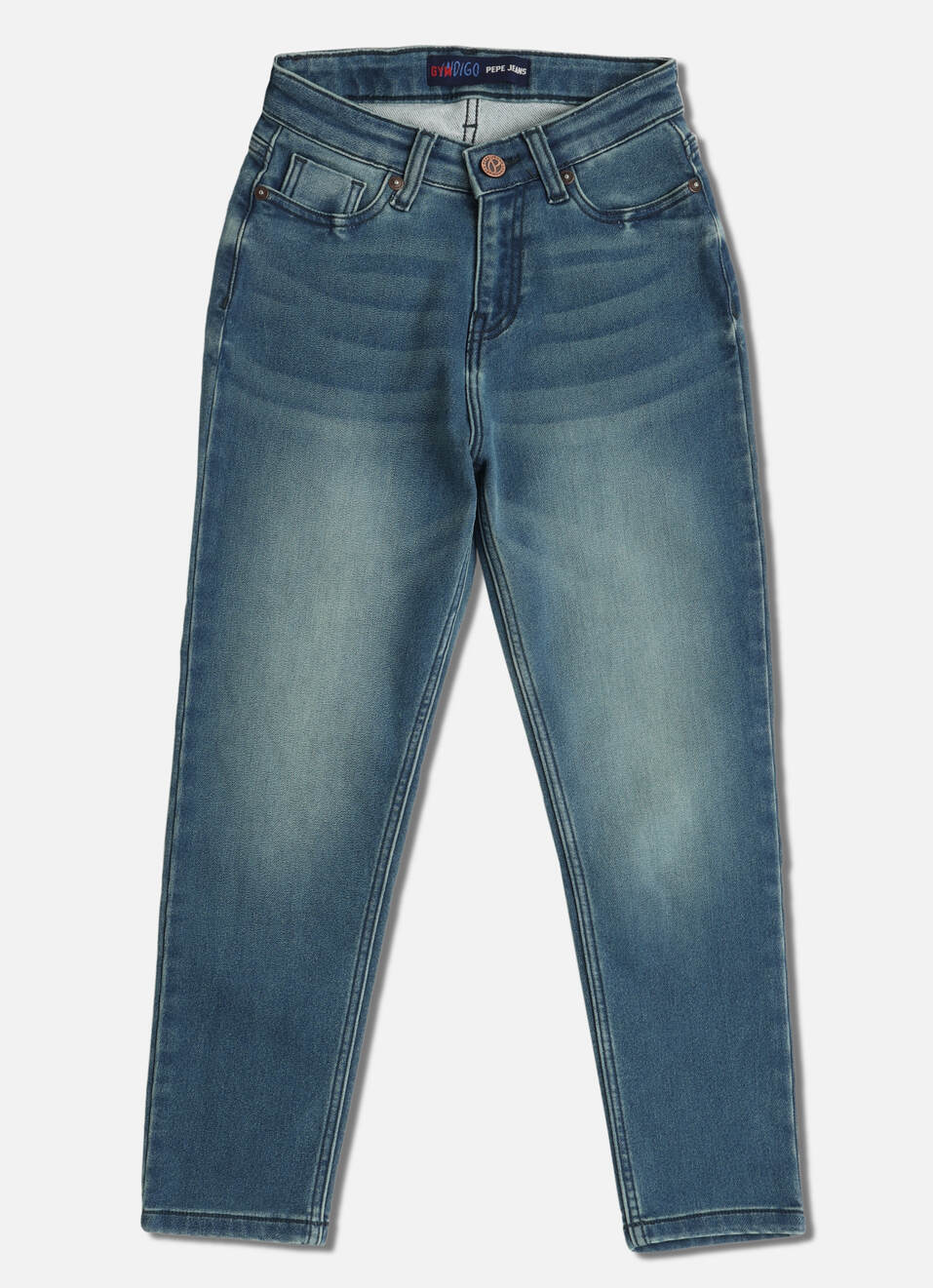 Daze Regular Fit Mid Waist Denim Joggers, , large image number 0