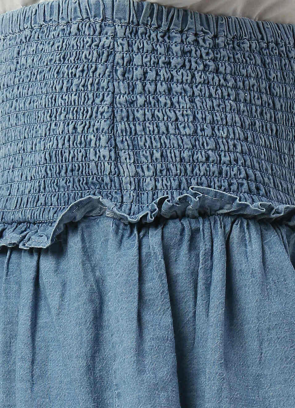 DOLLY DENIM MINI SKIRT, , large image number 4