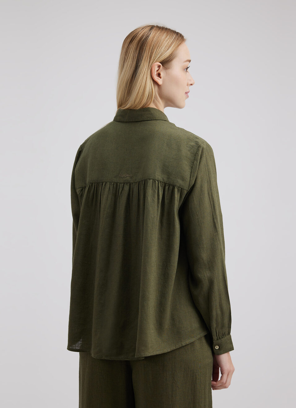 Women Green Full Sleeve Shirt, , large image number 2