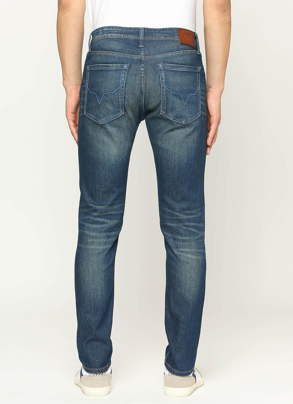 Tapered Vapour Fit Low Waist Jeans, , large image number 3