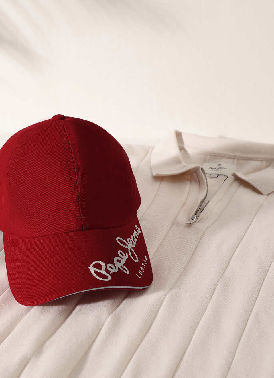Red Printed Sports Cap, , large image number 3