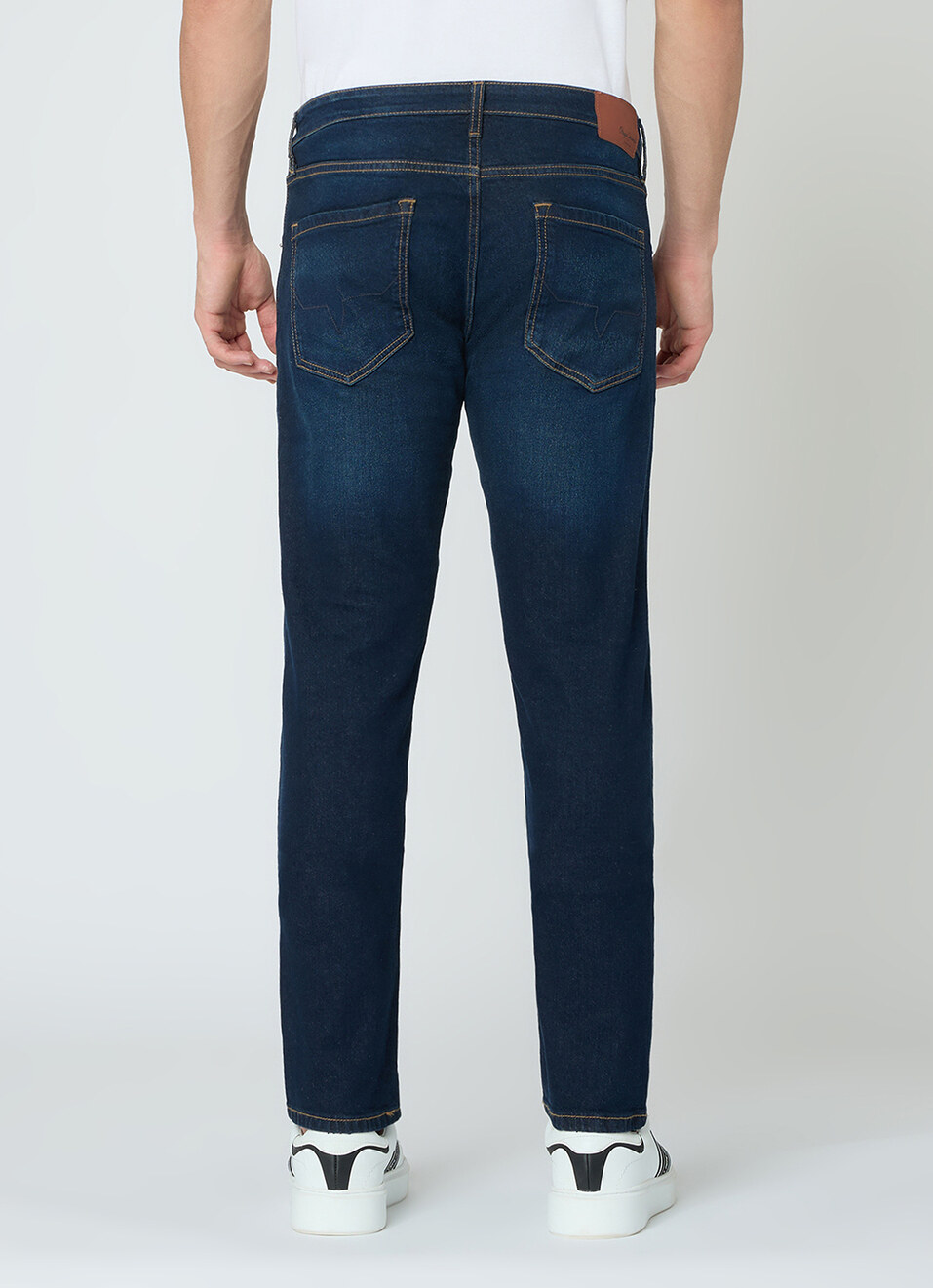 Men Blue Mid Rise Slim Fit Jeans, , large image number 3