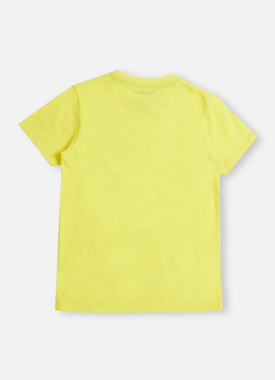 Boys Yellow Printed Short Sleeve T-shirt, , large image number 1