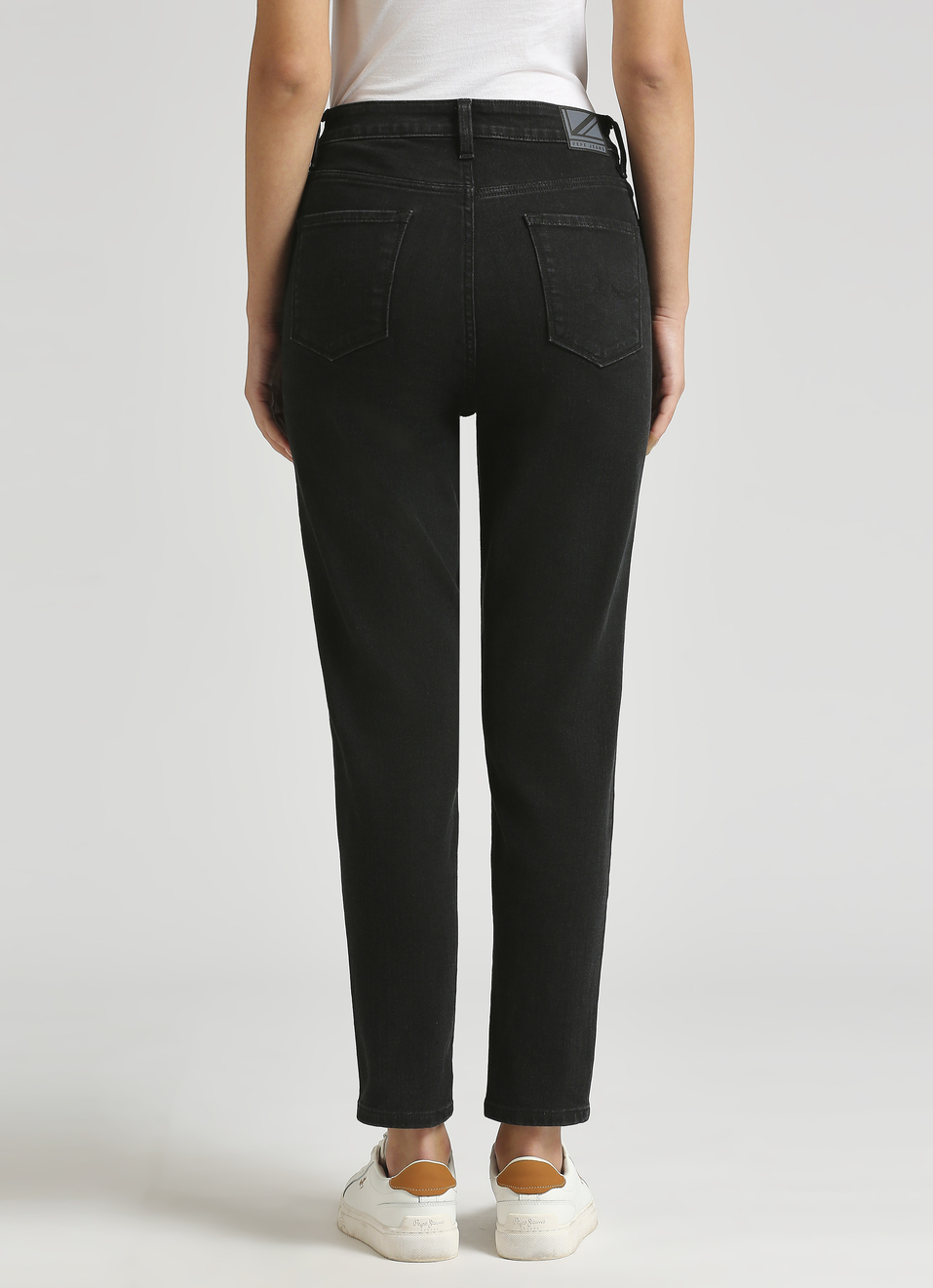 High Rise Tapered Leg Mom Jeans, , large image number 2
