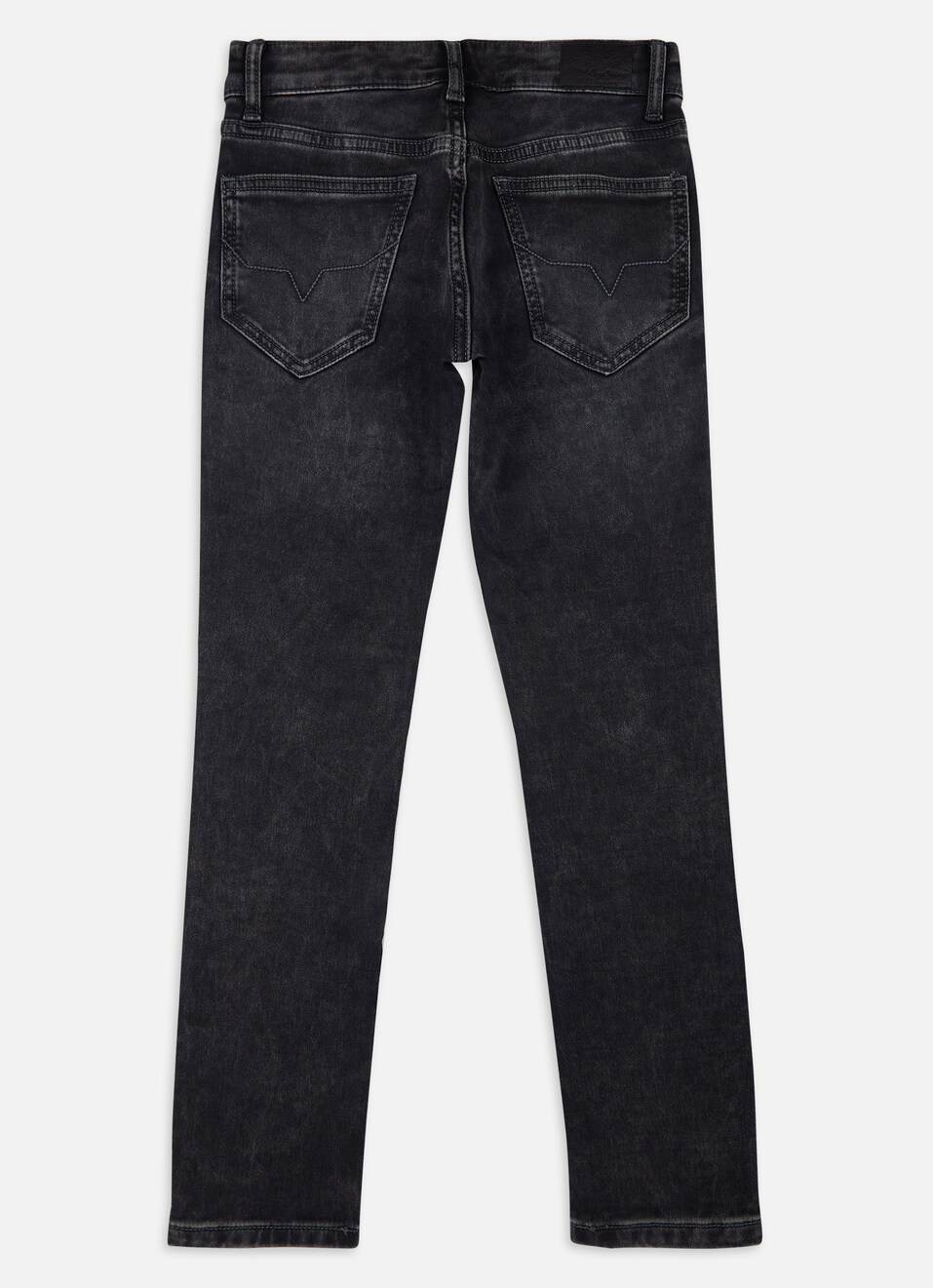 Boys Cashed Grey Mid Rise Slim Jeans, , large image number 1