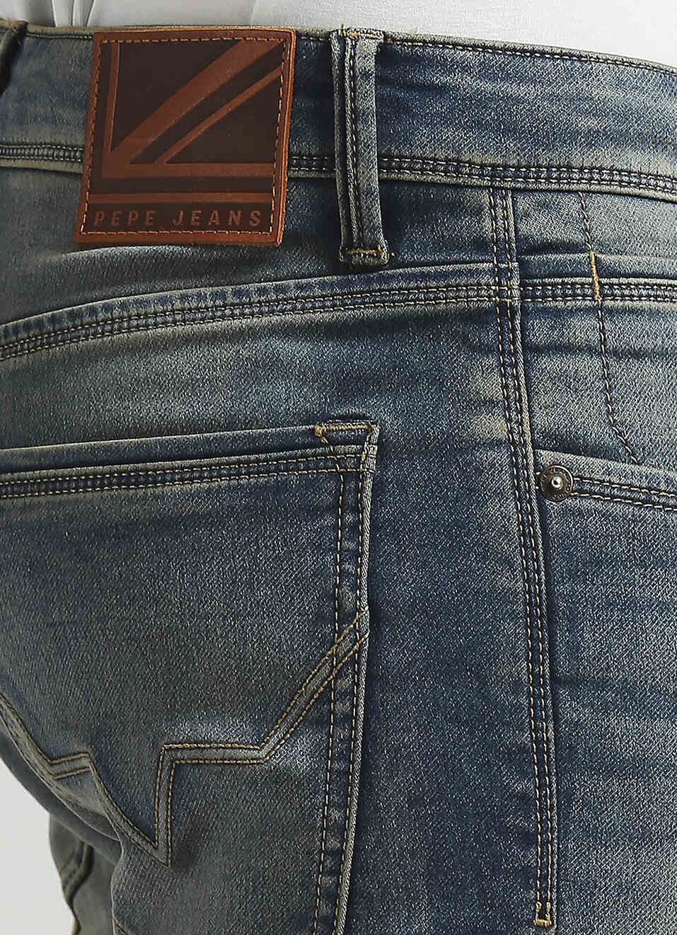 Chinox Mid Rise Skinny Fit Knitted Gymindigo Jeans, , large image number 4
