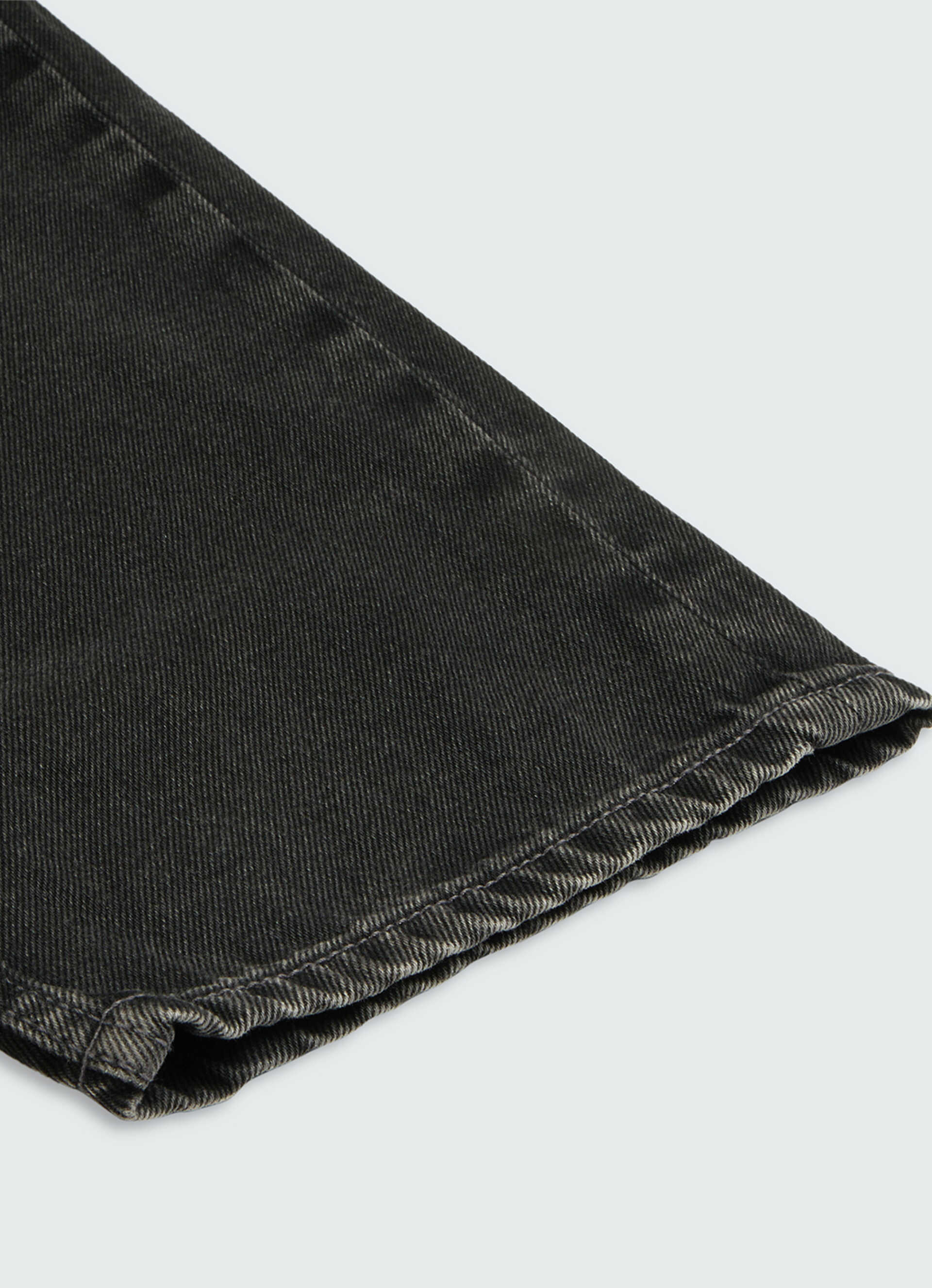 Men Black Mid Rise Tapered Jeans, , large image number 8