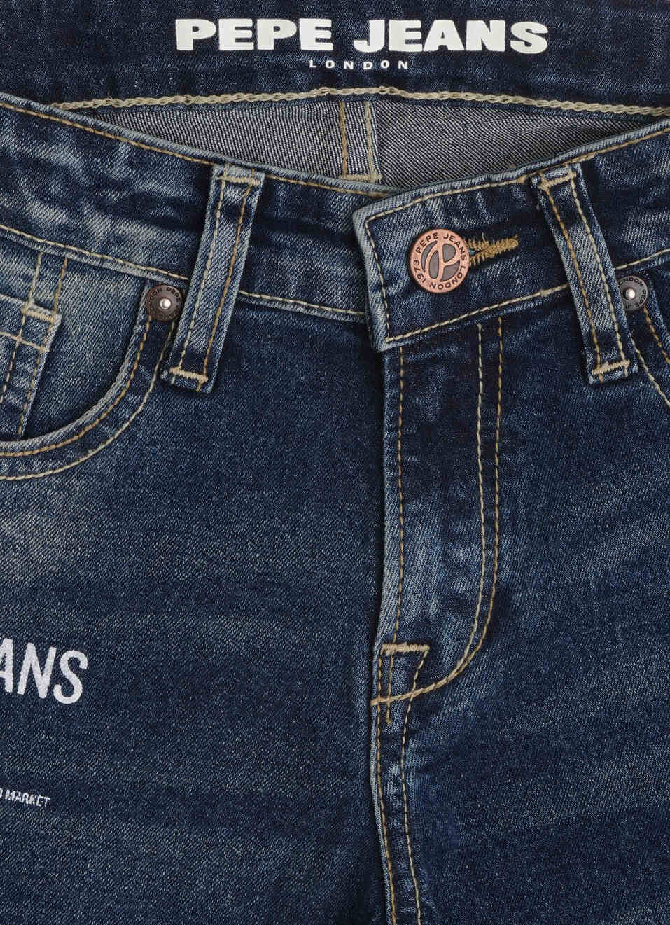 Cashed slim fit shorts, , large image number 3