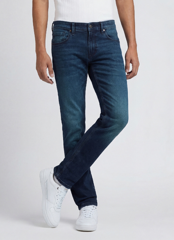 Danial Blue Low Waist Tapered Jeans
