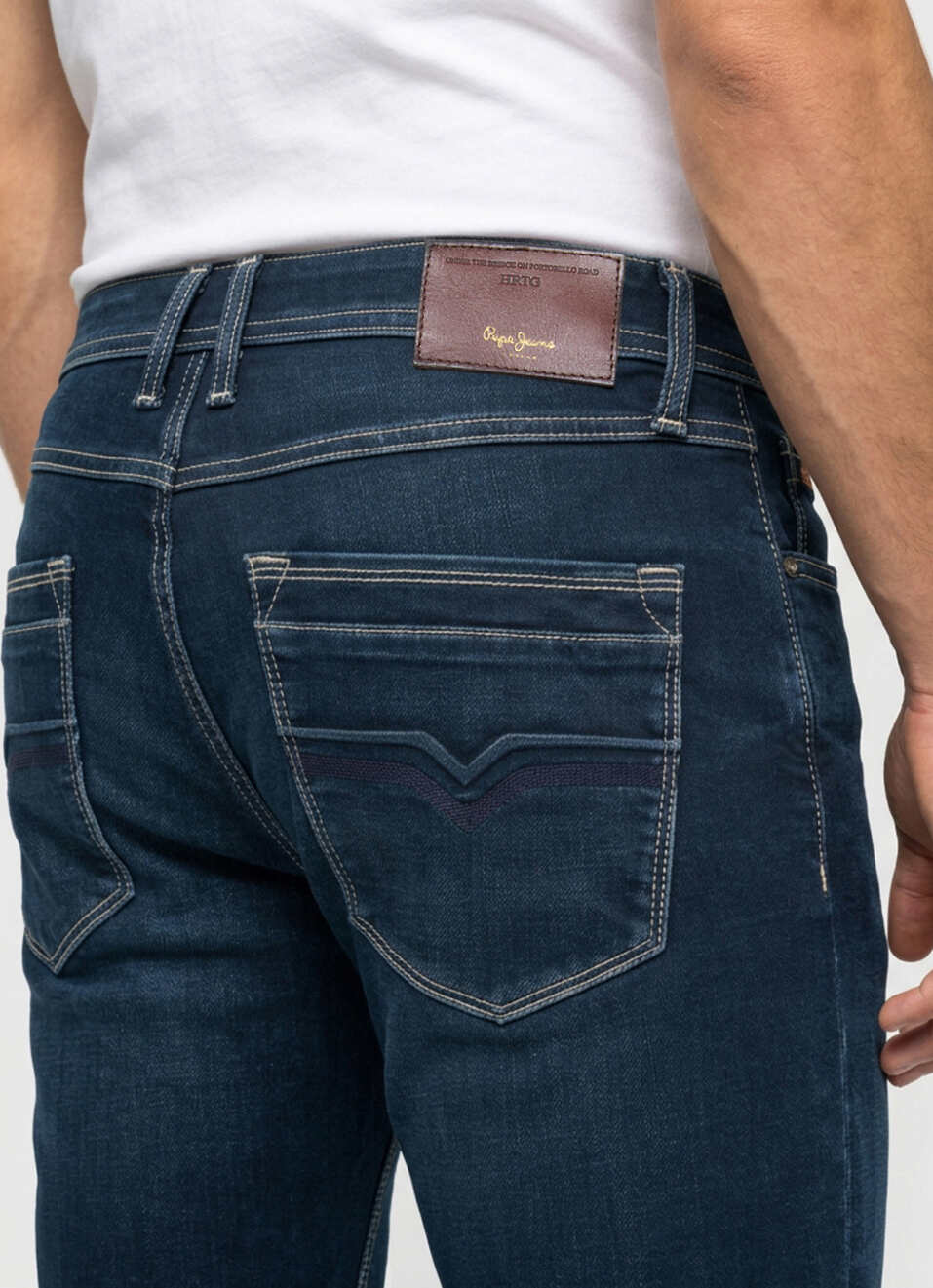 Men Black Slim Stretchable Jeans, , large image number 5