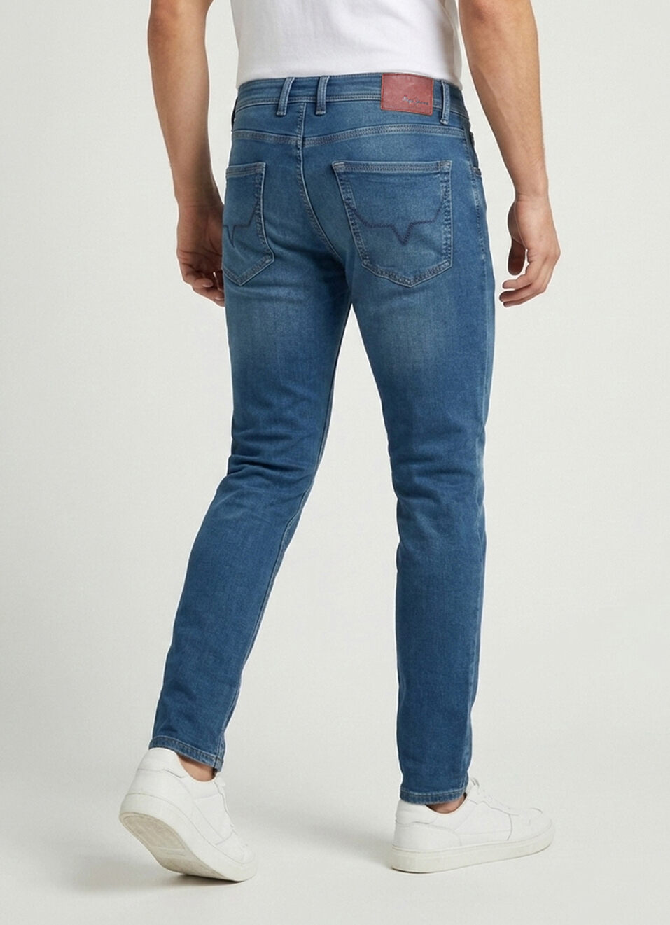 Men Slim Fit Green Stretchable Jeans, , large image number 3