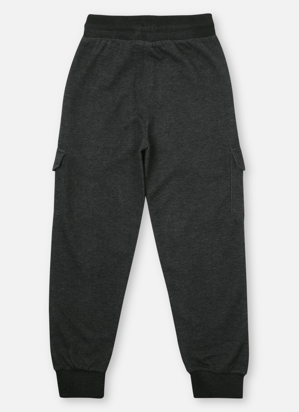 Boys Grey Ribbed Waist Joggers, , large image number 1