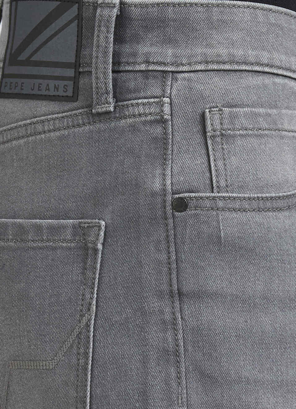 Holborne Grey Holborne Mid Rise Straight Jeans, , large image number 4