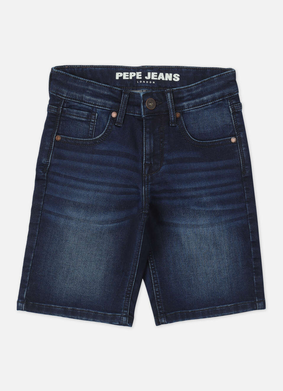 Boys  Blue Mid Waist Gymindigo Shorts, , large image number 0