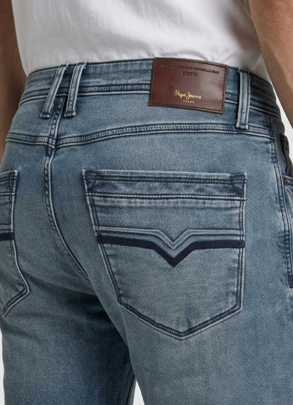 Men Grey Slim Stretchable Jeans, , large image number 5