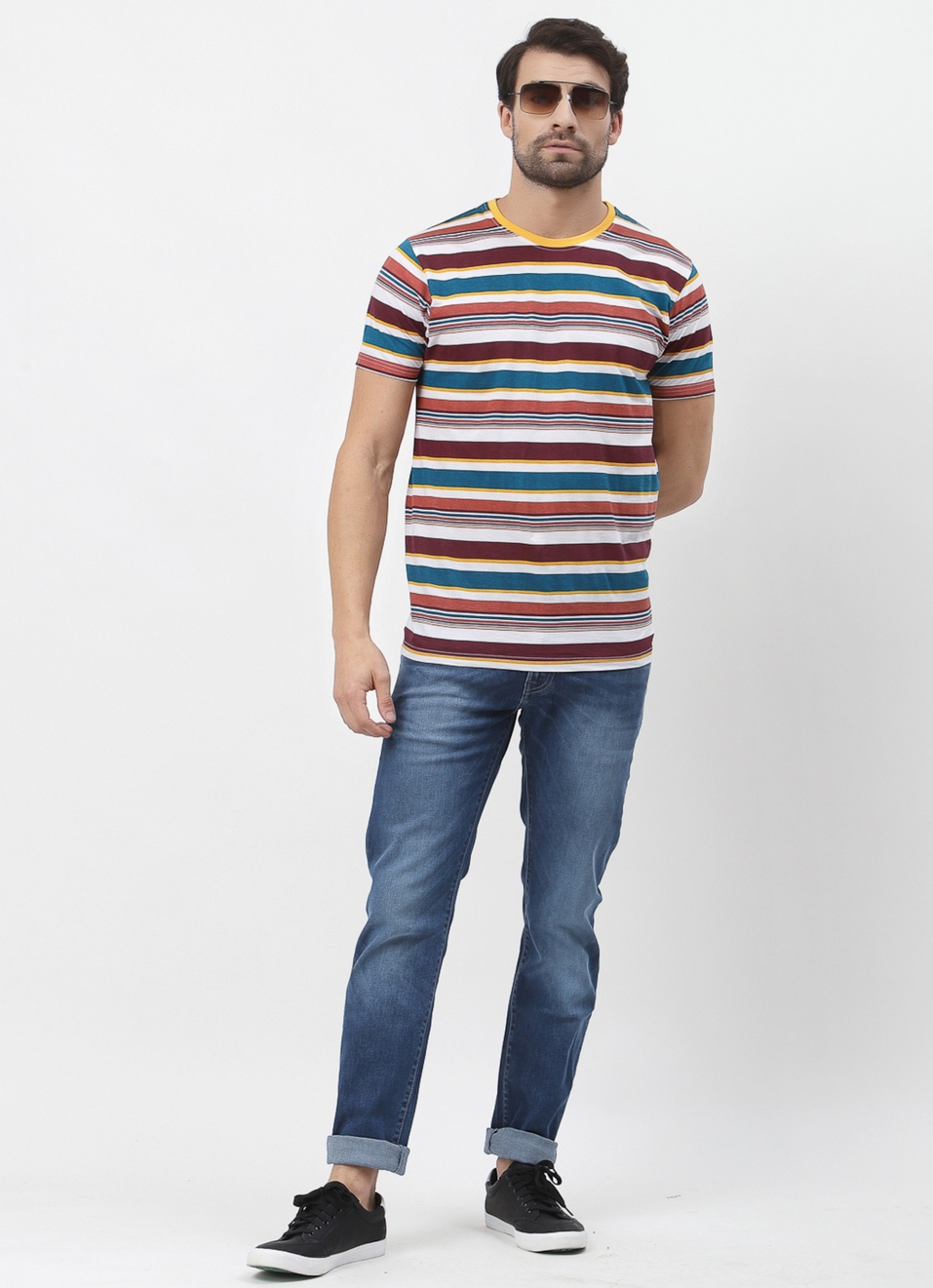 Vapour Slim Fit Mid Waist Jeans, , large image number 3