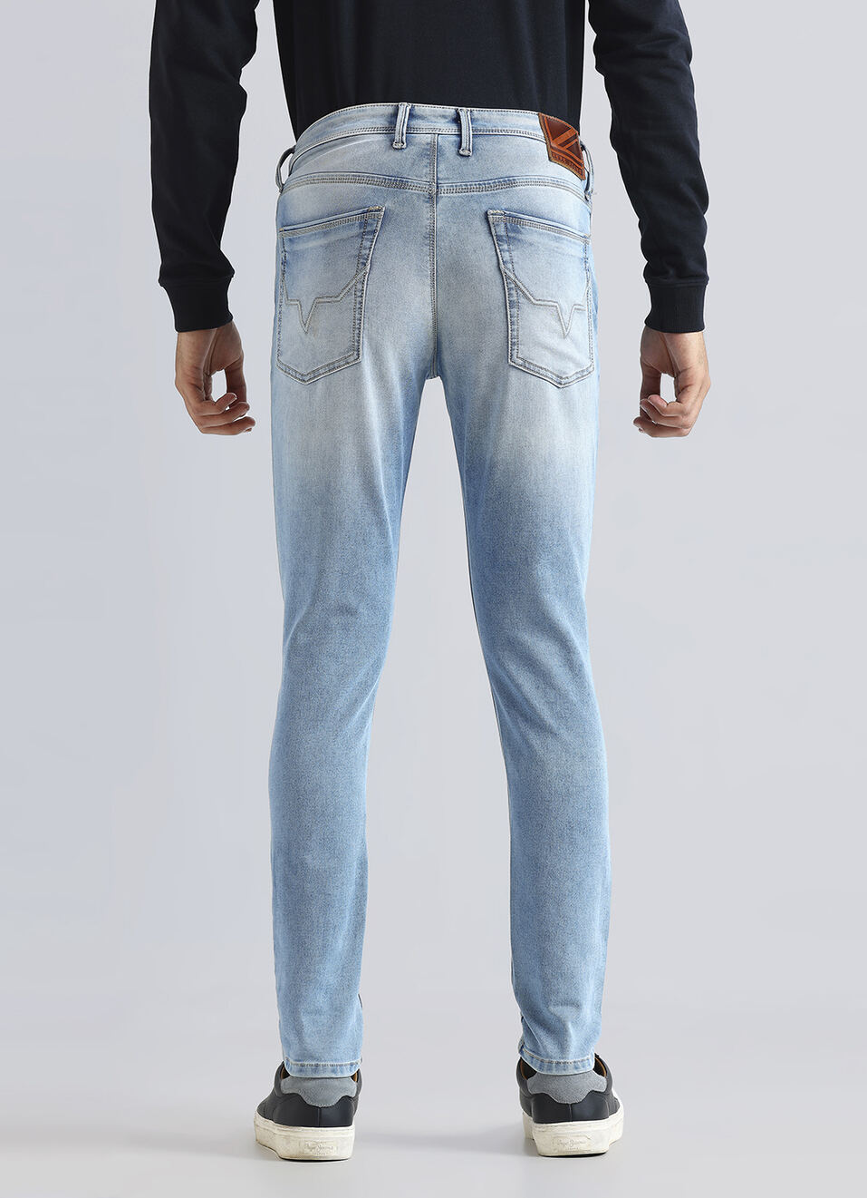 Chinox Blue Mid Waist Gymindigo Jeans, , large image number 3