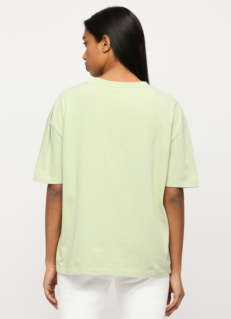 Green Oversized Short Sleeve T-shirt, , large image number 2