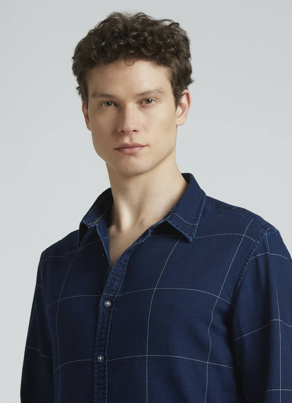 Blue Big Checks Full Sleeve Shirt, , large image number 4