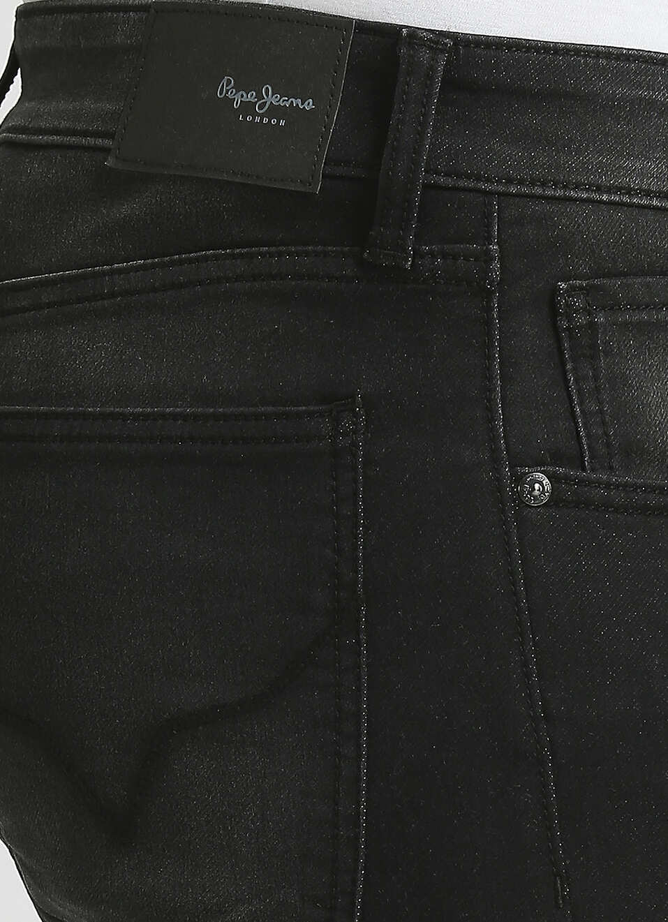 Chinox Black Mid Rise Skinny Fit Jeans, , large image number 4