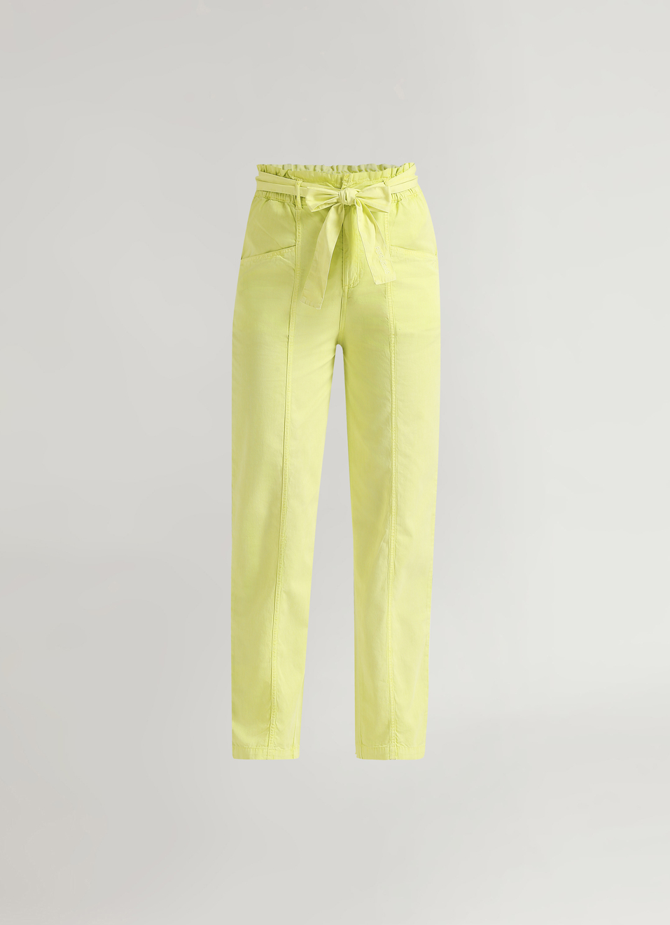 Lime Overdyed High Waist Comfort Fit Pants , , large image number 5