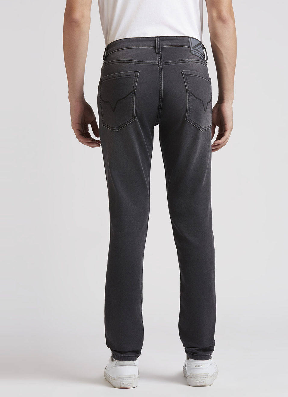 Chinox Grey Mid Rise Ankle-length Gymindigo Jeans, , large image number 3