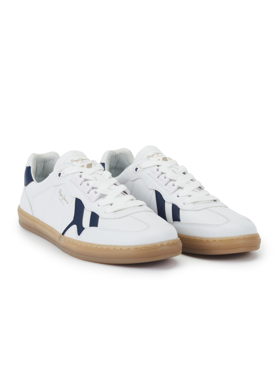 Men White Recycled Pu Leather Sneakers With Ortholite Insole, , large image number 2
