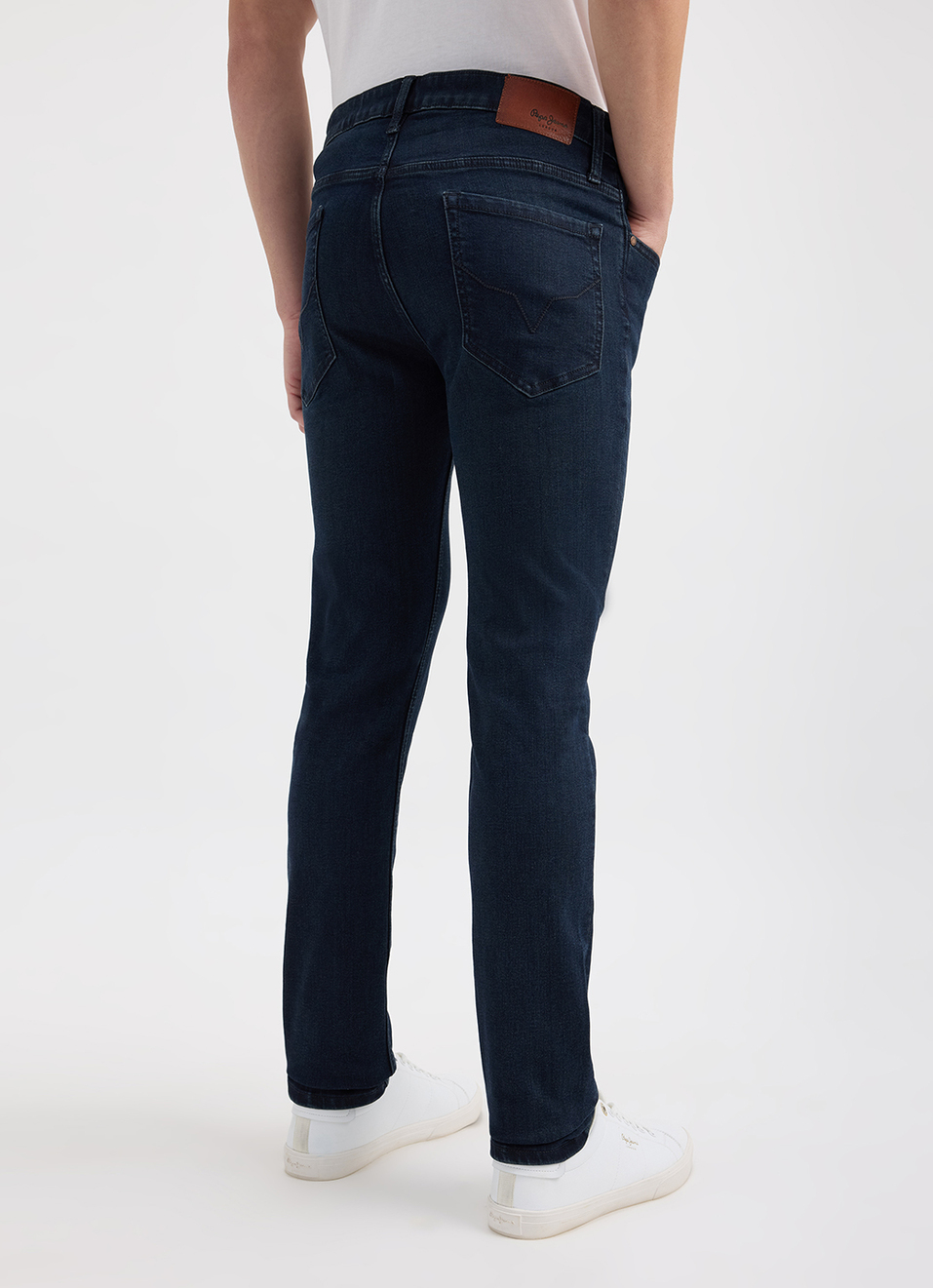 Men Blue Skinny Fit Low Rise  Jeans , , large image number 5