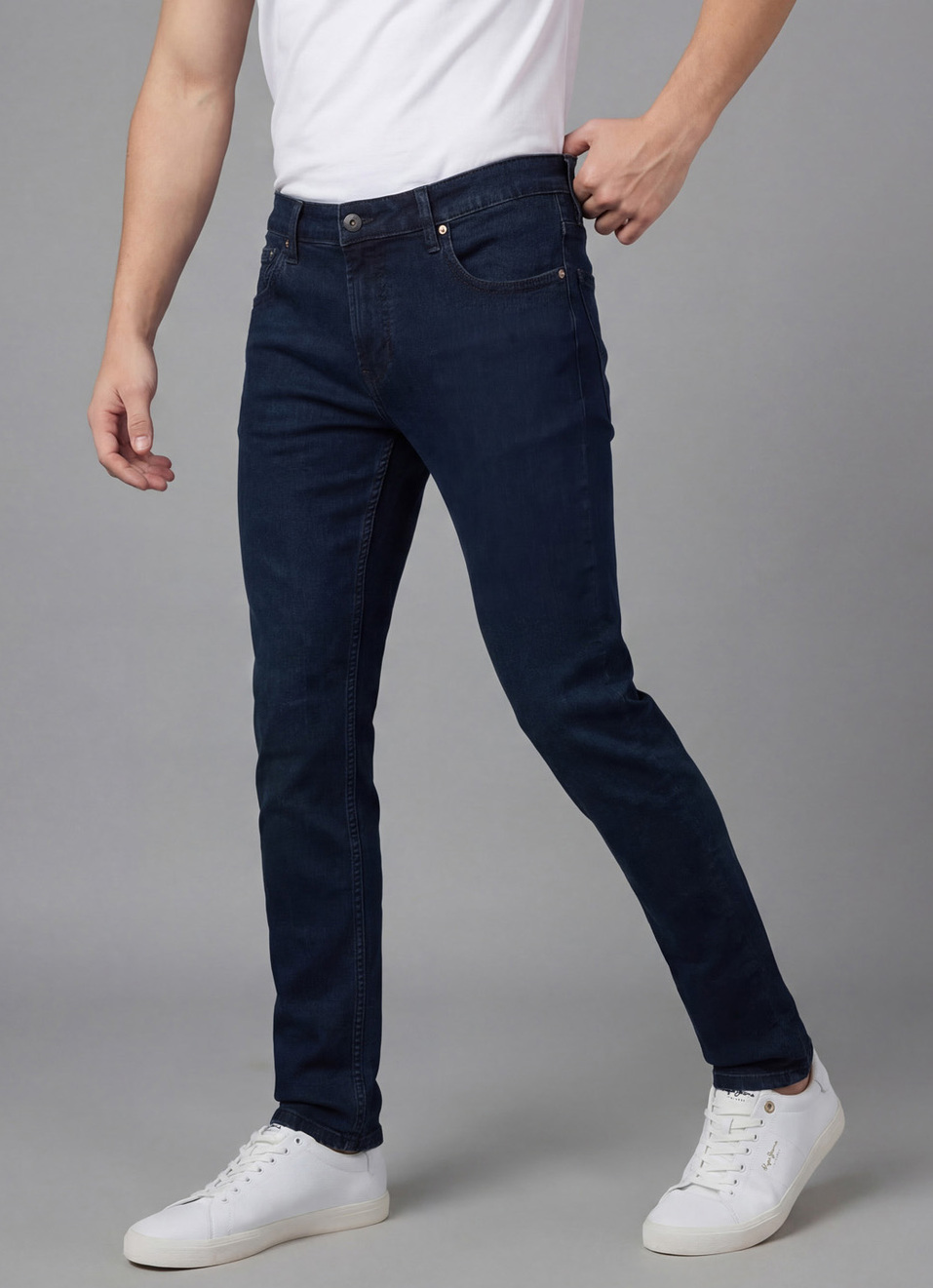 Men Blue Skinny Fit Low Rise  Jeans , , large image number 0