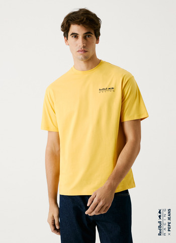 Red Bull Racing X Pepe Jeans Abstract Relief Relaxed Tee