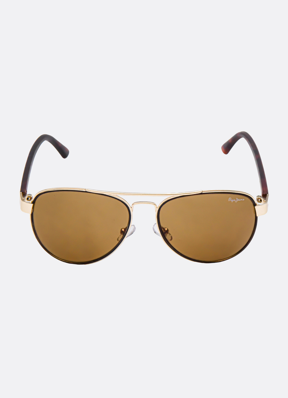 Gold Uv-protected Aviator Sunglasses, , large image number 0