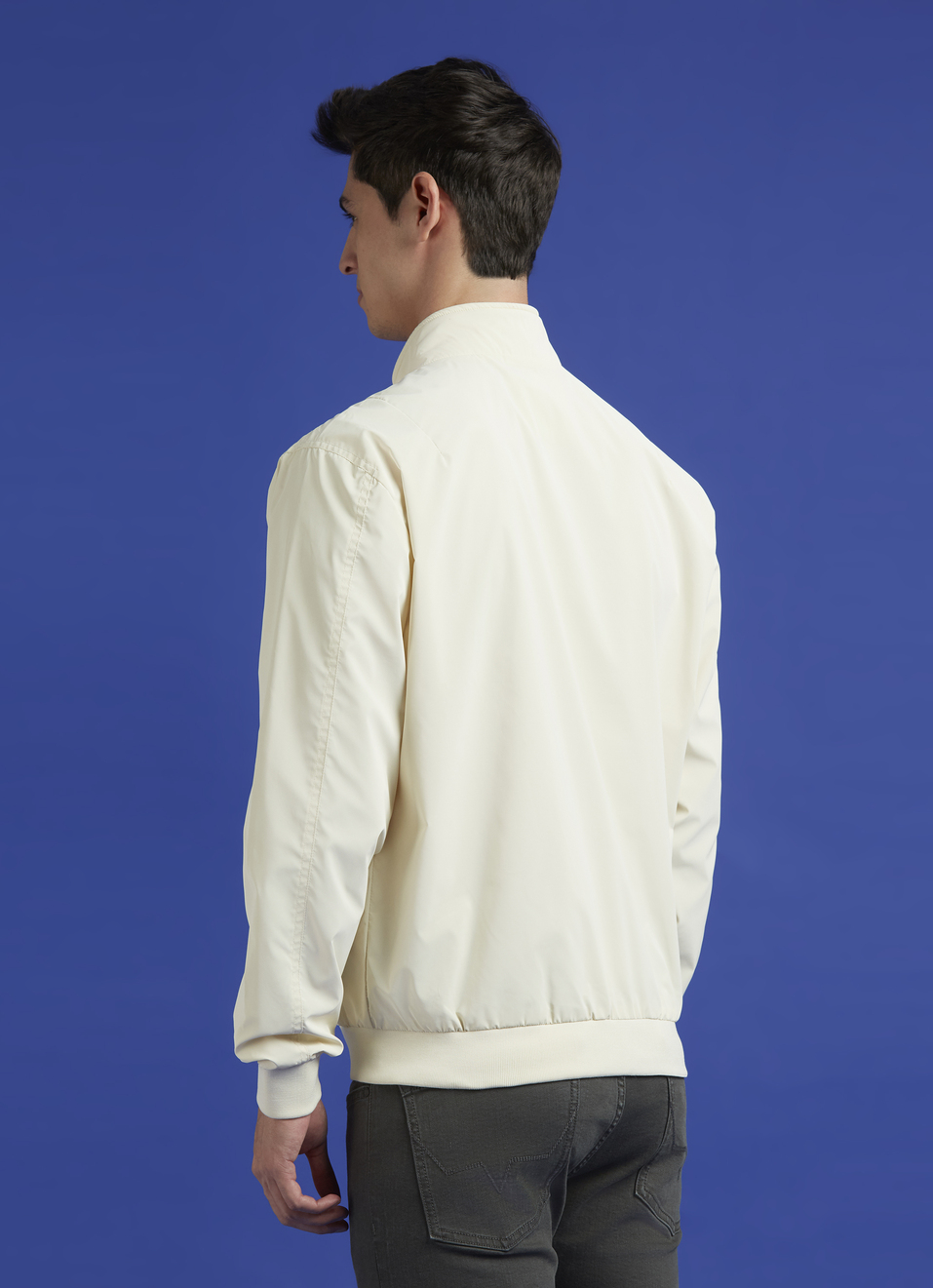 White Lightweight Full Sleeve Jacket, , large image number 2