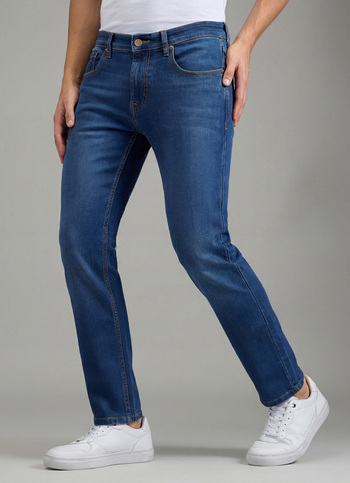 Men Blue Slim Fit Stretchable Jeans