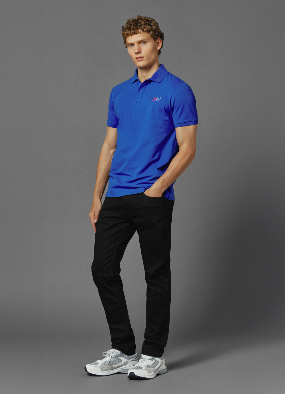 Red Bull Racing X Pepe Jeans Tonal Graphic Logo Polo, , large image number 1