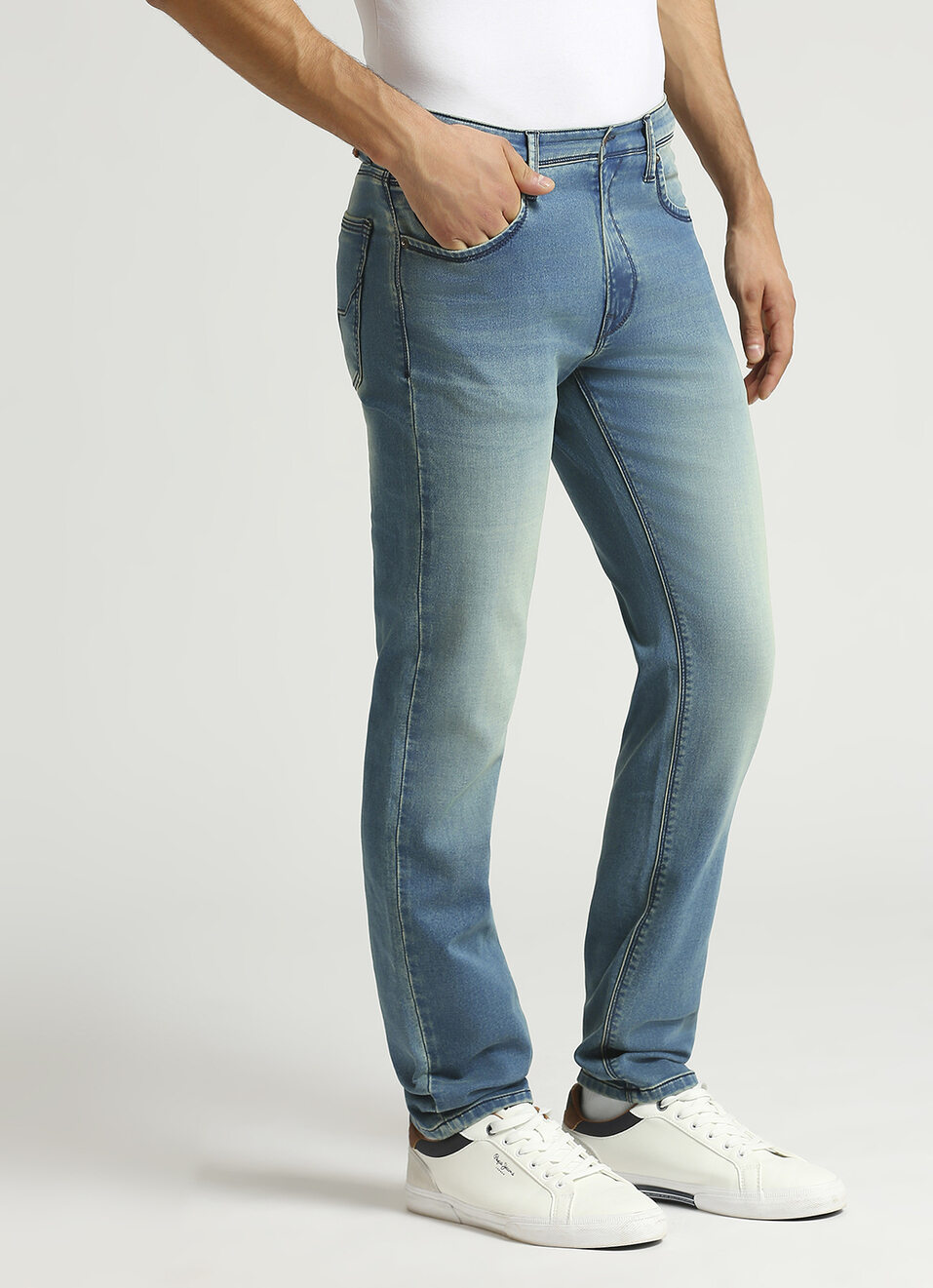Vapour Low Rise Tapered Gymindigo Jeans, , large image number 2