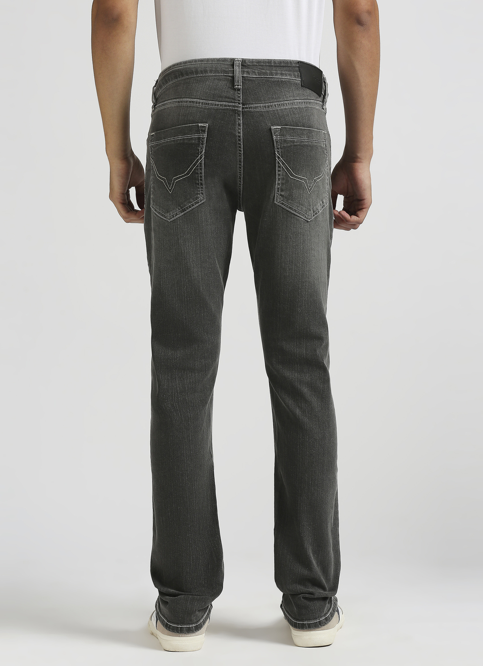 Vapour Dark Blue Mid Rise Slim Fit Jeans, , large image number 1