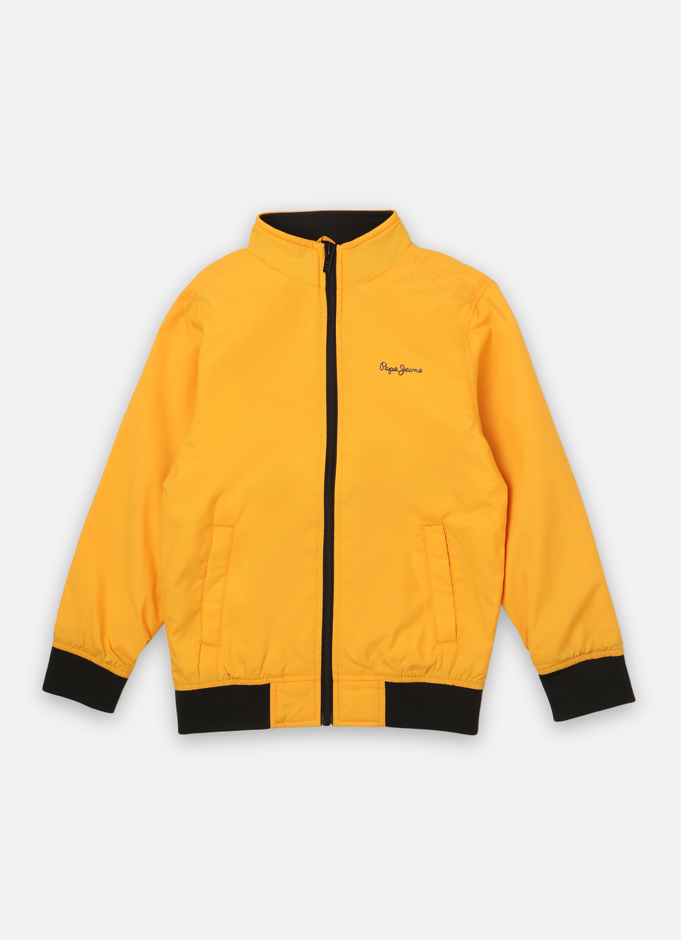 Boys Yellow Full Sleeve Lightweight Jacket, , large image number 0