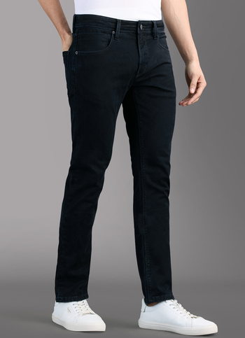 Men Black Slim Stretchable Jeans