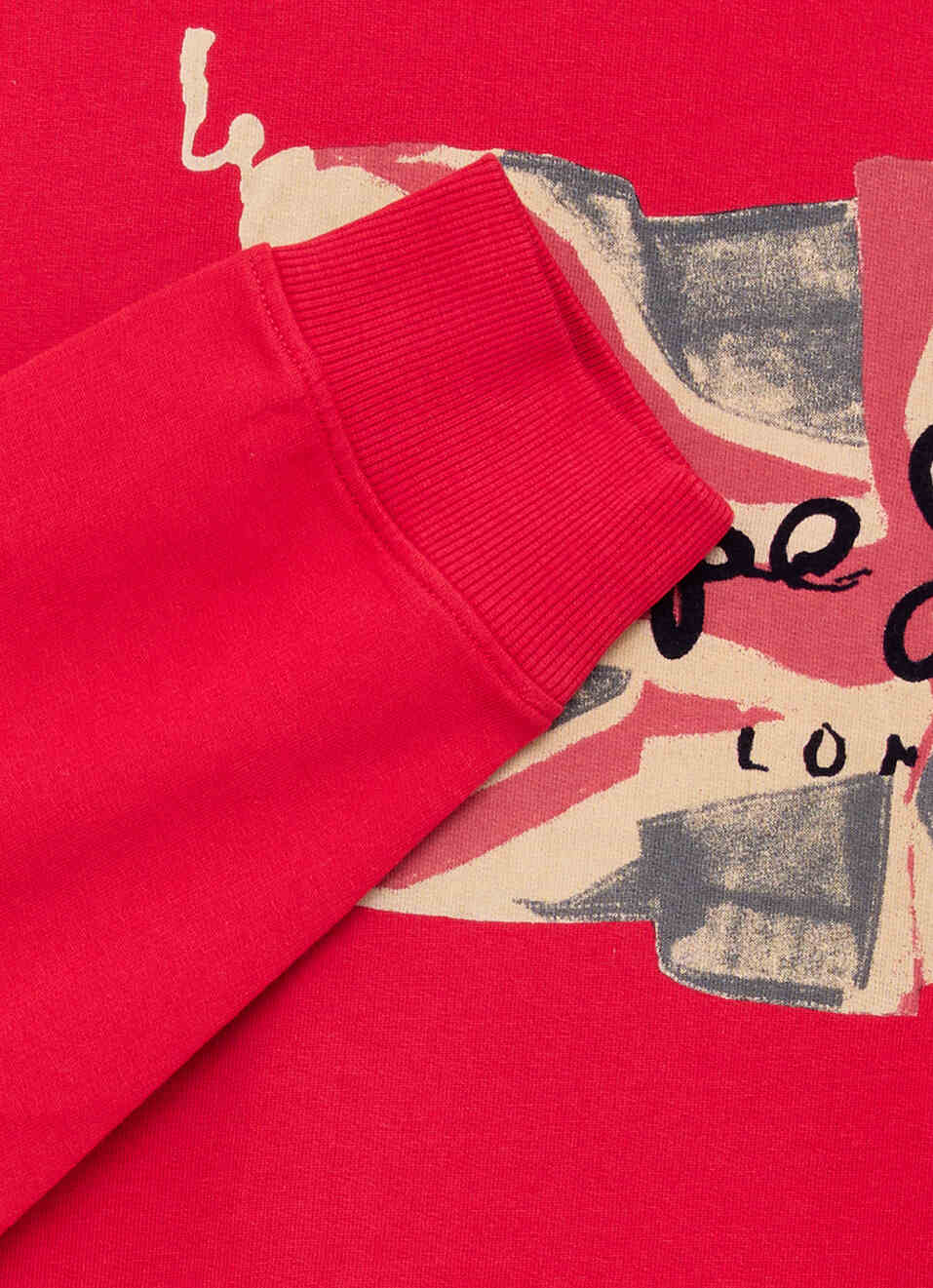 Men Red Placement Print Full Sleeve Sweatshirt, , large image number 7