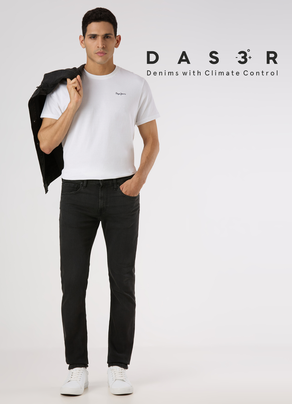 Men Black Mid Rise Slim Fit Stretchable Jeans, , large image number 0