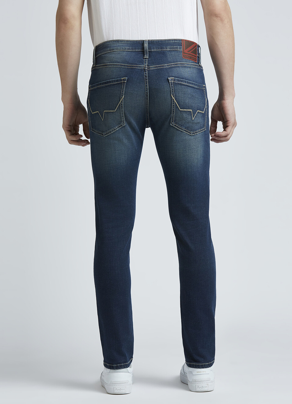 Danial Green Cast Low Rise Tapered Jeans, , large image number 3