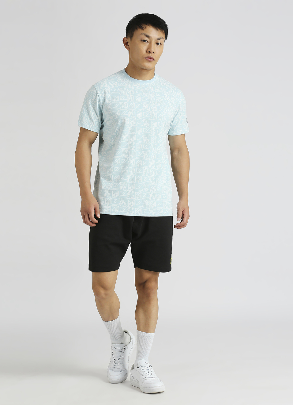 Pale Typographic Over Print Short Sleeve T-shirt, , large image number 5