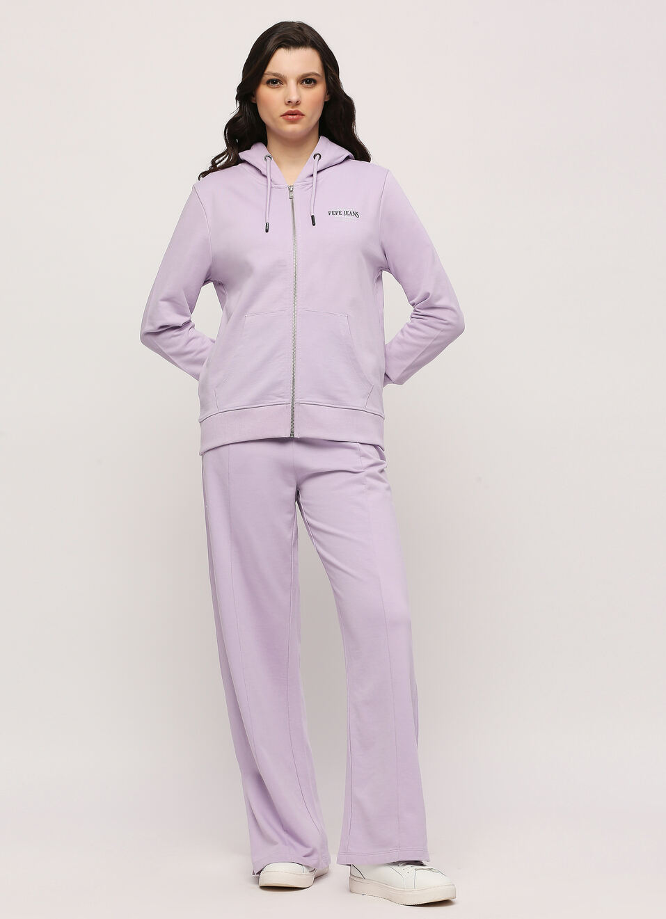 Purple Wide Leg Sweatpants, , large image number 6